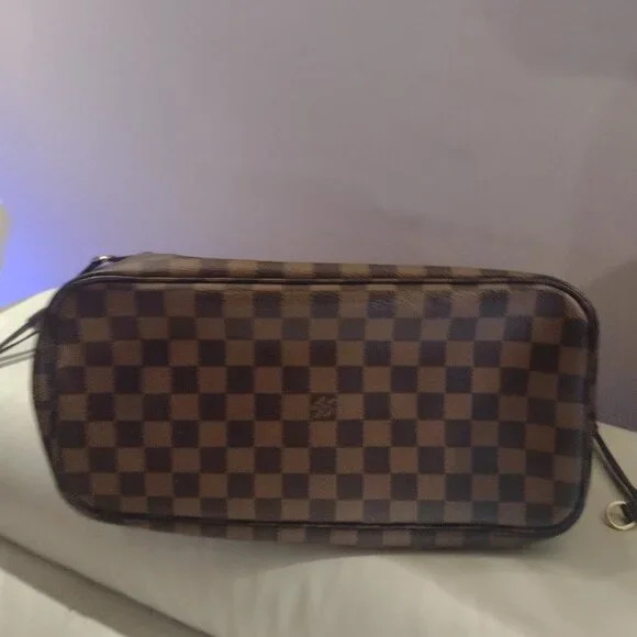💯% Authentic Louis Vuitton  Neverfull Damier Ebene MM FULL SET🌹 - Picture 13 of 16